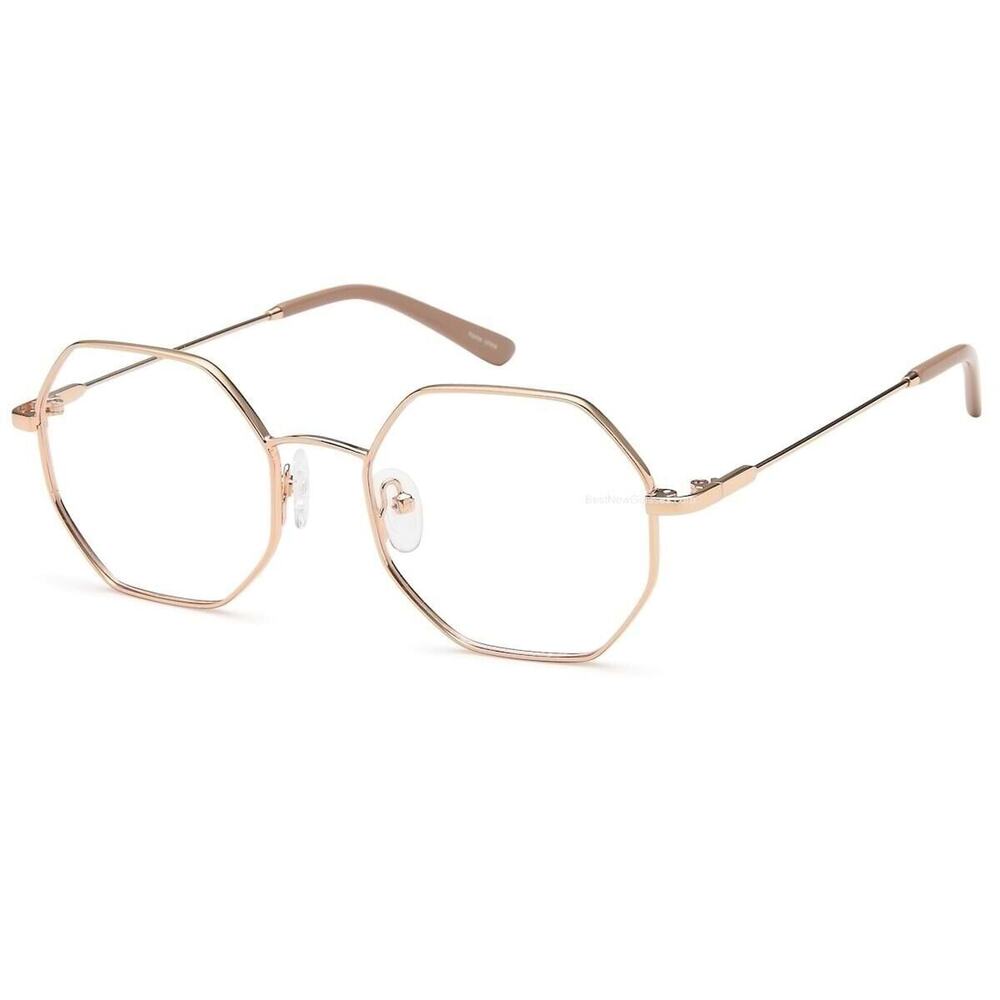 CAPRI DC 197 CLEAR ROSE GOLD EYEGLASSES SUNGLASSES FRAMES 51-19